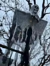 Glowing Skeleton Ghost Decor