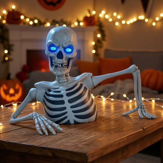Half-Buried Skeleton Decor