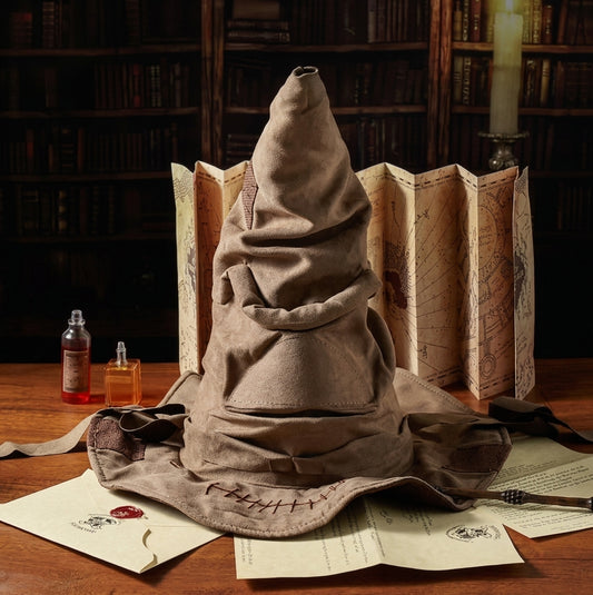 Fashion Movies Witch Wizard Hat Potters Sorting Hat Leather Halloween Party