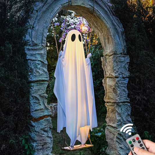 Glowing Hanging Ghost Decoration