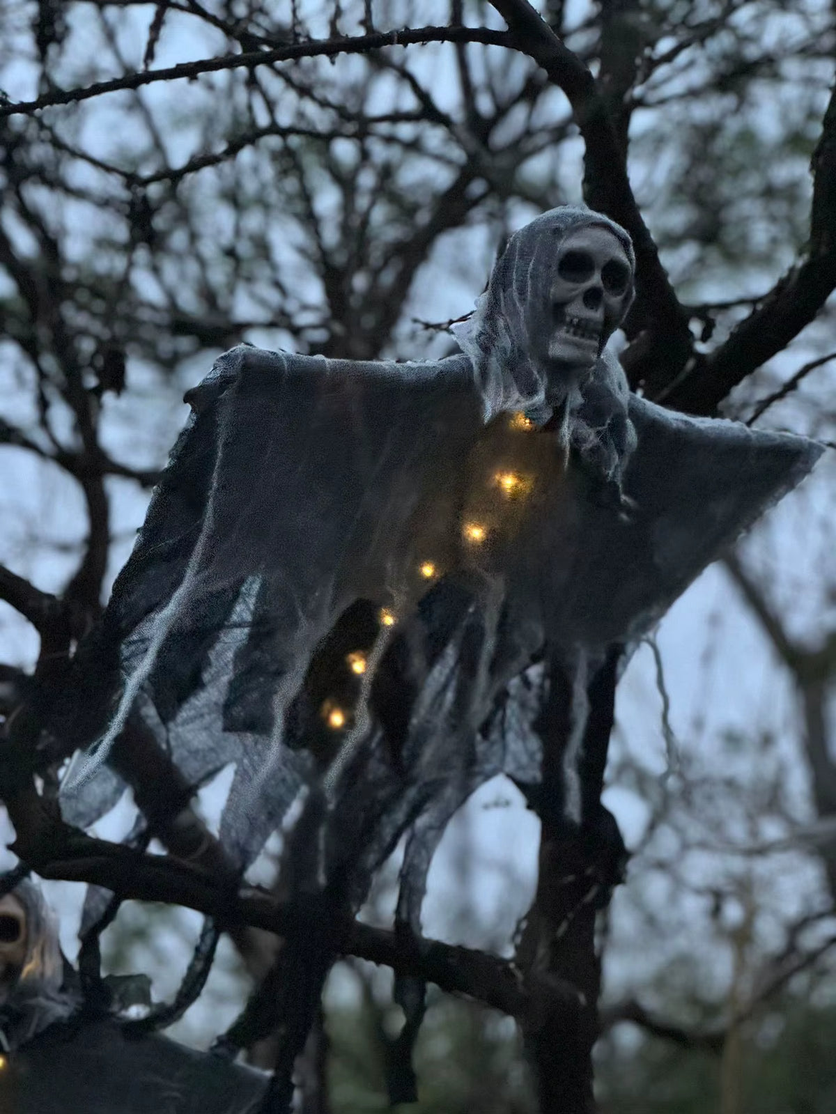 Glowing Skeleton Ghost Decor