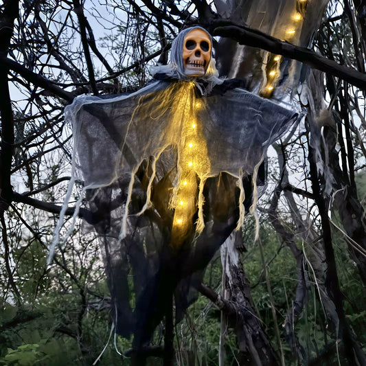 Glowing Skeleton Ghost Decor