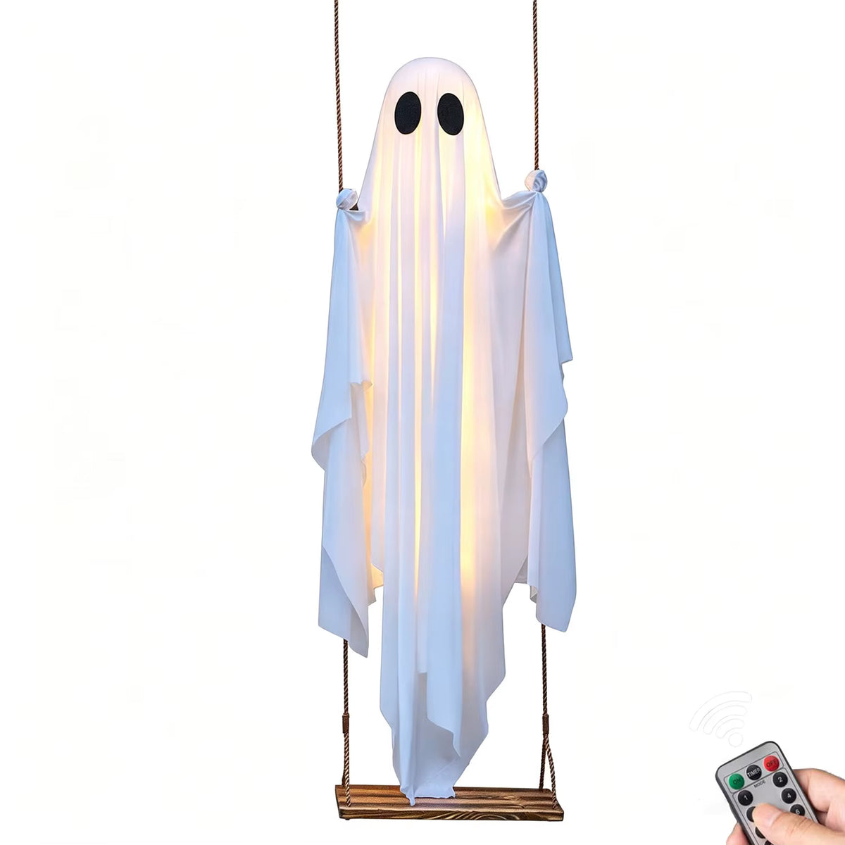 Glowing Hanging Ghost Decoration