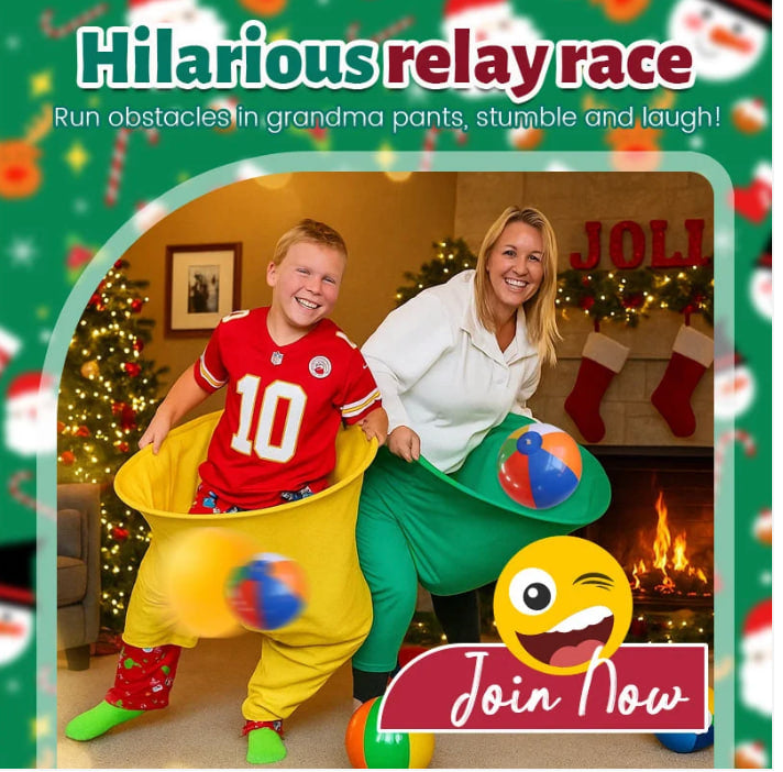 🎅😂 The Ultimate Christmas Party Game Pants